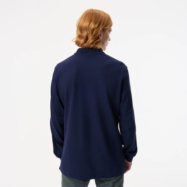 Мужская хлопковая рубашка-поло Lacoste Мужская хлопковая рубашка-поло Lacoste