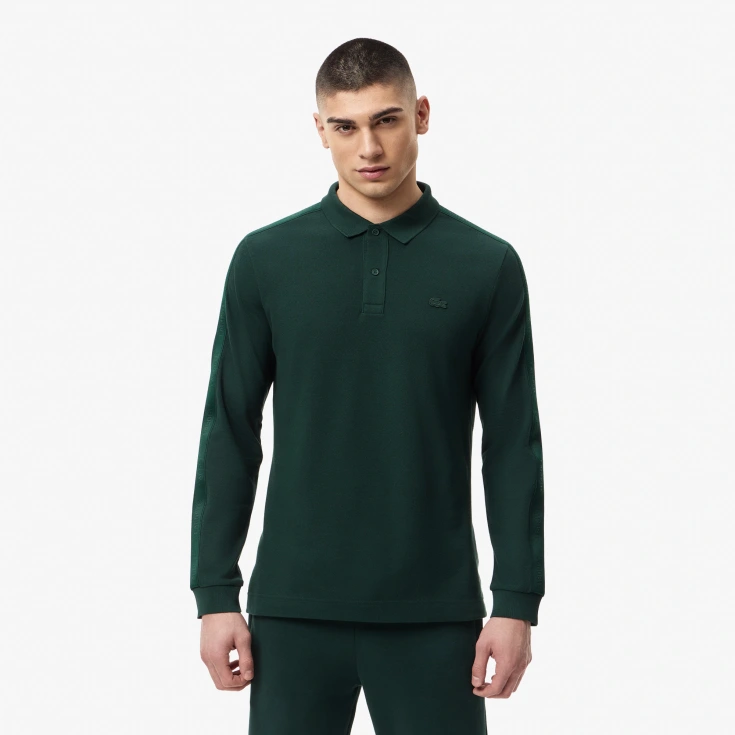 Мужская хлопковая рубашка-поло Lacoste Мужская хлопковая рубашка-поло Lacoste