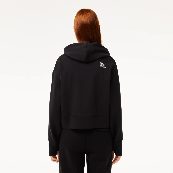 Женская толстовка Lacoste Loose Fit с капюшоном Женская толстовка Lacoste Loose Fit с капюшоном