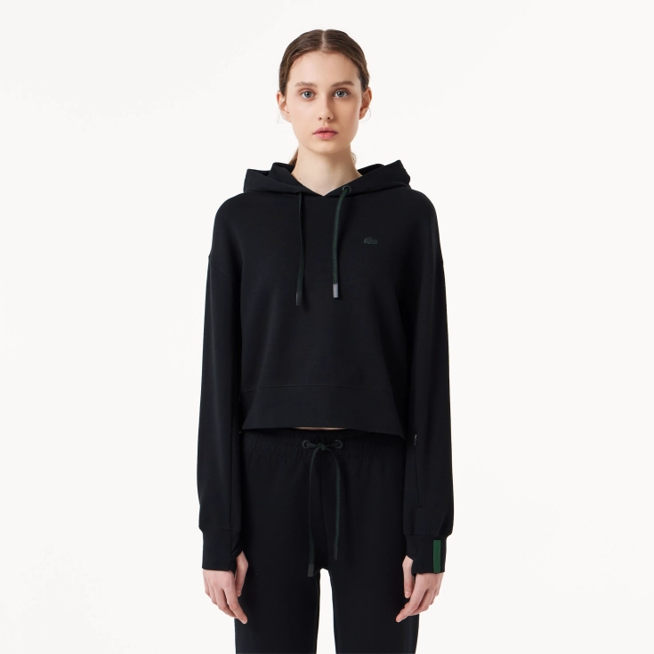 Женская толстовка Lacoste Loose Fit с капюшоном Женская толстовка Lacoste Loose Fit с капюшоном