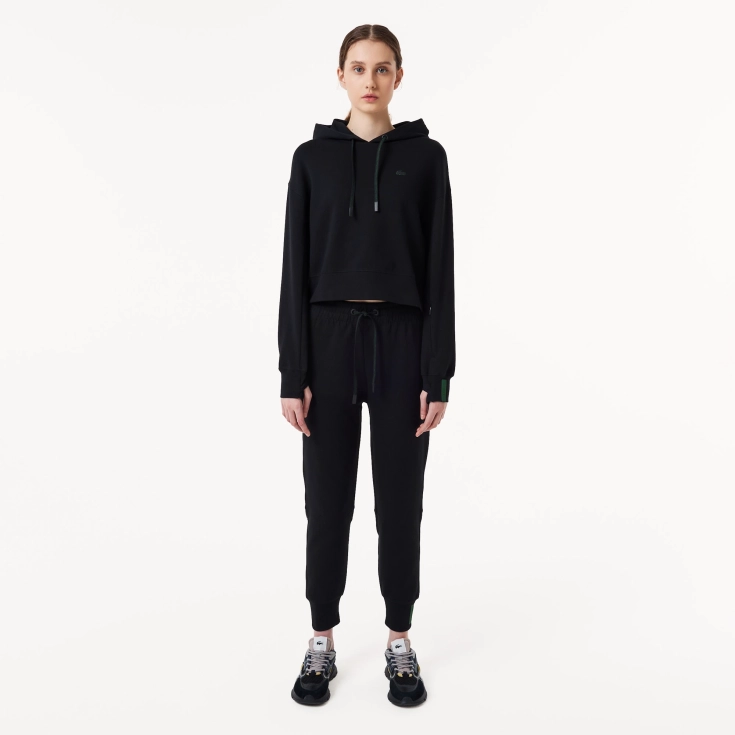 Женская толстовка Lacoste Loose Fit с капюшоном Женская толстовка Lacoste Loose Fit с капюшоном