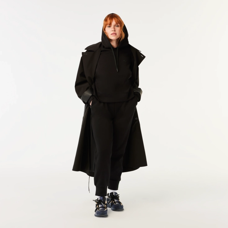 Женская толстовка Lacoste Loose Fit с капюшоном Женская толстовка Lacoste Loose Fit с капюшоном