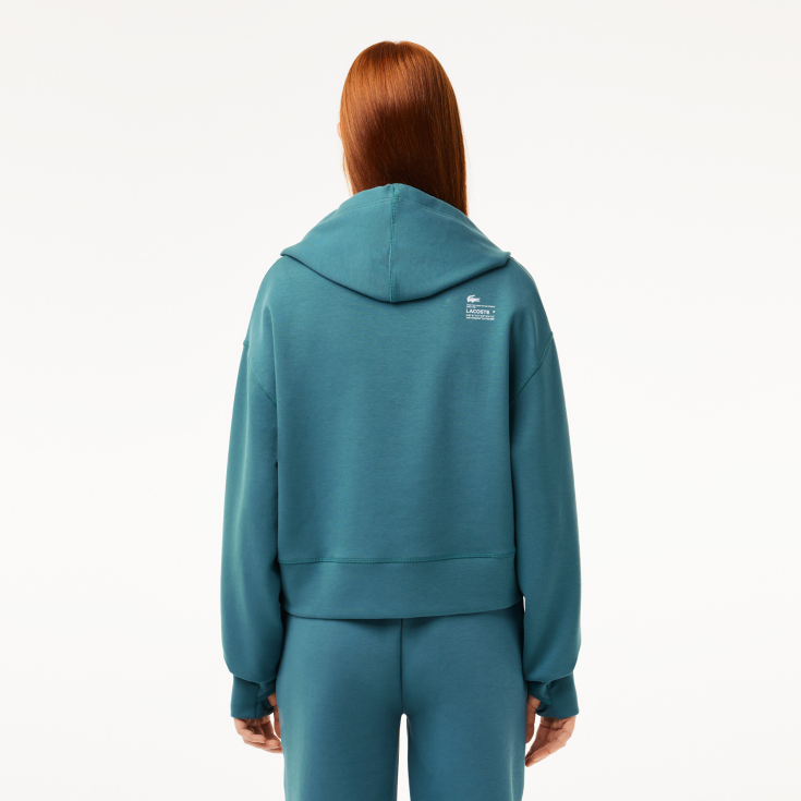 Женская толстовка Lacoste Loose Fit с капюшоном Женская толстовка Lacoste Loose Fit с капюшоном