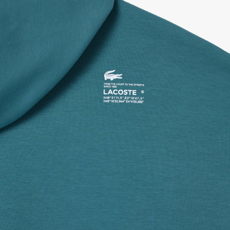 Женская толстовка Lacoste Loose Fit с капюшоном Женская толстовка Lacoste Loose Fit с капюшоном