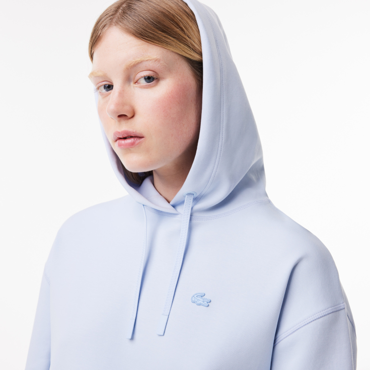 Женская толстовка Lacoste Loose Fit с капюшоном Женская толстовка Lacoste Loose Fit с капюшоном