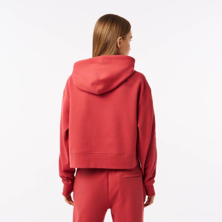 Женская толстовка Lacoste Loose Fit с капюшоном Женская толстовка Lacoste Loose Fit с капюшоном