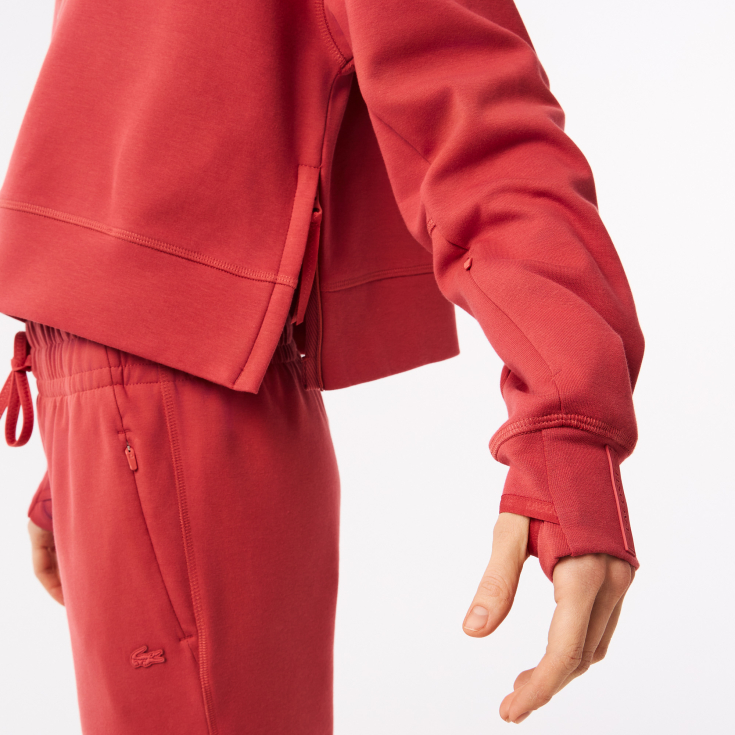 Женская толстовка Lacoste Loose Fit с капюшоном Женская толстовка Lacoste Loose Fit с капюшоном