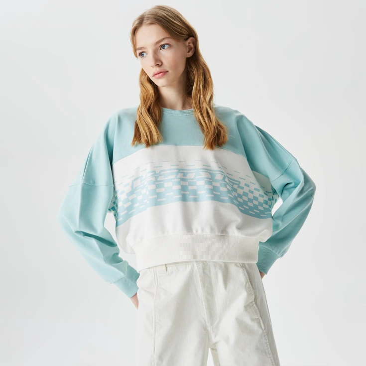 Женская толстовка Lacoste CROP Fit Женская толстовка Lacoste CROP Fit
