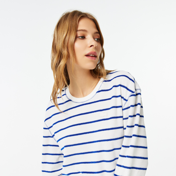 Женская толстовка Lacoste с круглым воротом Женская толстовка Lacoste с круглым воротом