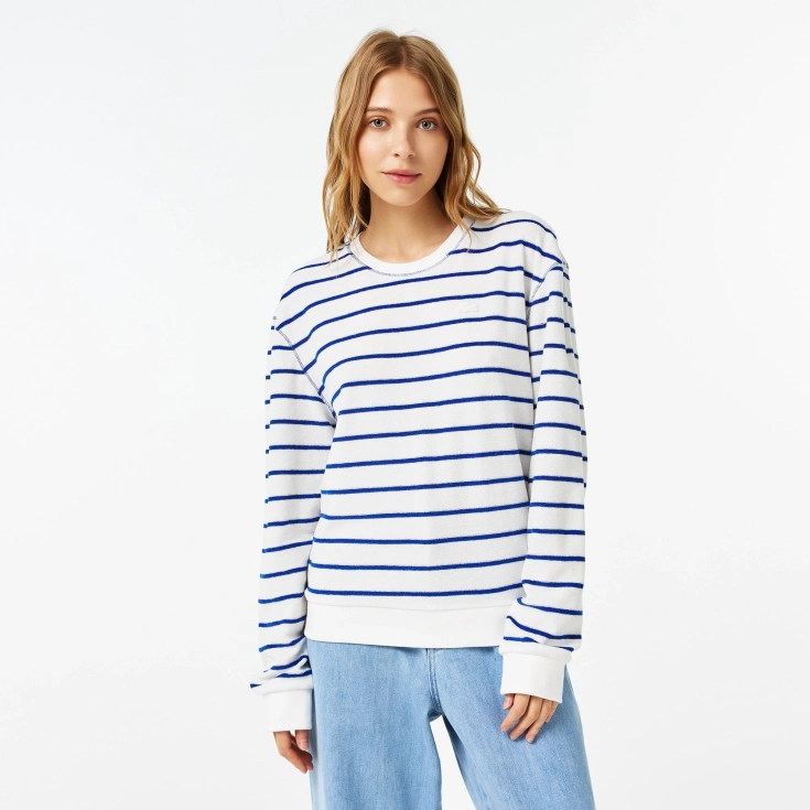 Женская толстовка Lacoste с круглым воротом Женская толстовка Lacoste с круглым воротом