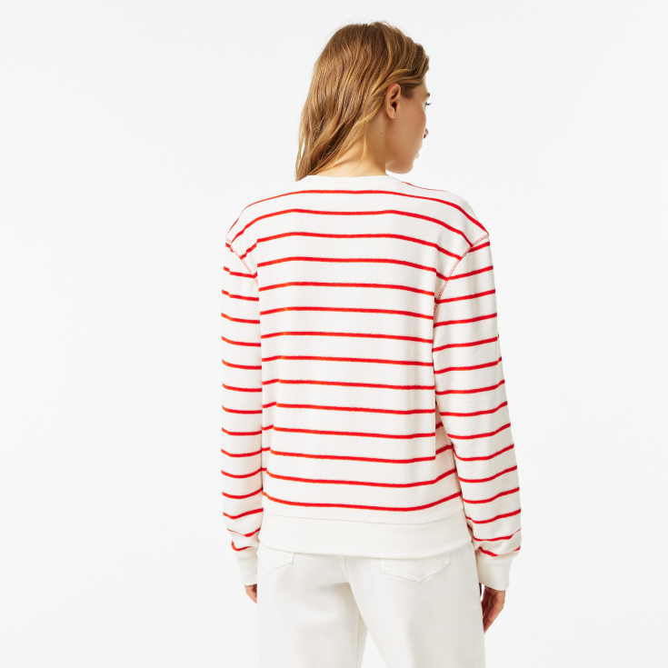 Женская толстовка Lacoste с круглым воротом Женская толстовка Lacoste с круглым воротом