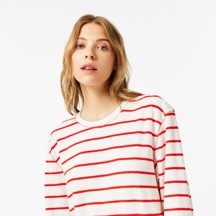 Женская толстовка Lacoste с круглым воротом Женская толстовка Lacoste с круглым воротом