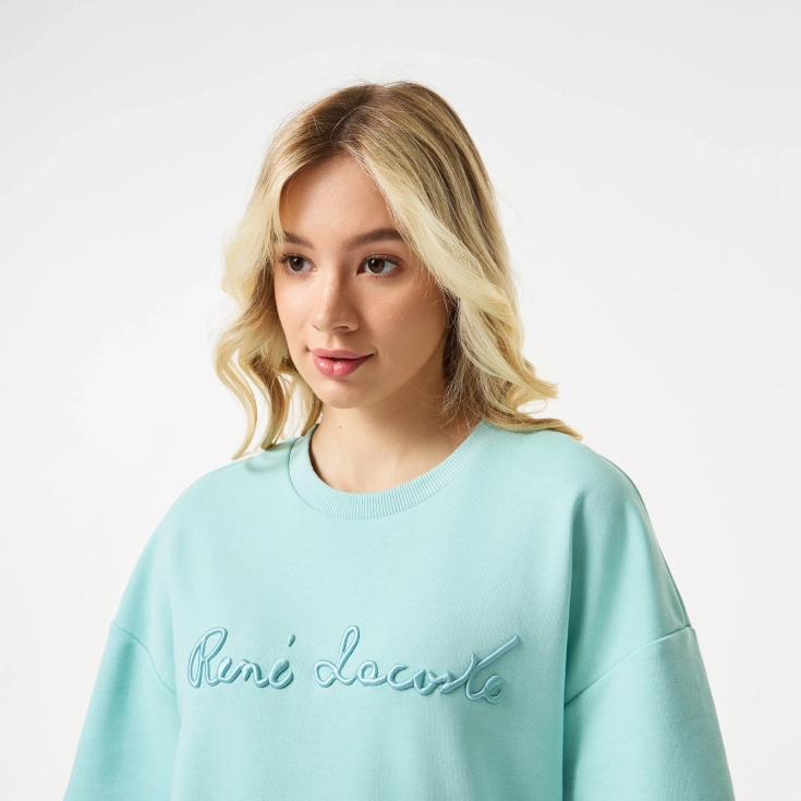 Женская толстовка Lacoste Loose Fit с коротким рукавом Женская толстовка Lacoste Loose Fit с коротким рукавом