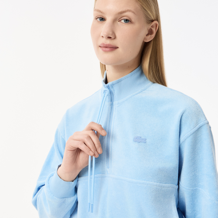 Женская толстовка Lacoste без капюшона Женская толстовка Lacoste без капюшона