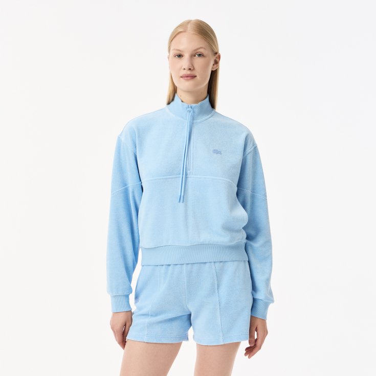 Женская толстовка Lacoste без капюшона Женская толстовка Lacoste без капюшона