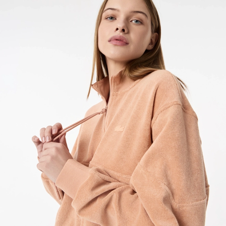 Женская толстовка Lacoste без капюшона Женская толстовка Lacoste без капюшона