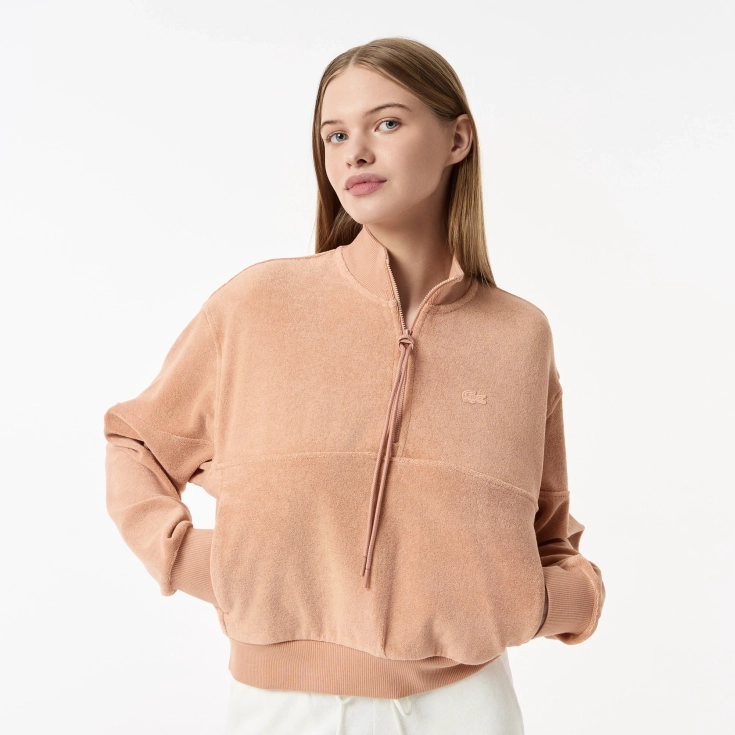 Женская толстовка Lacoste без капюшона Женская толстовка Lacoste без капюшона