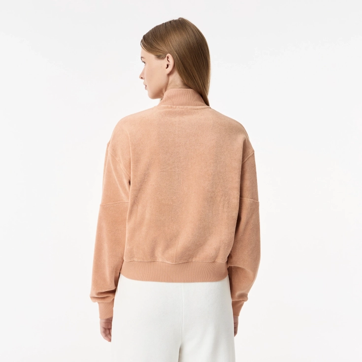 Женская толстовка Lacoste без капюшона Женская толстовка Lacoste без капюшона