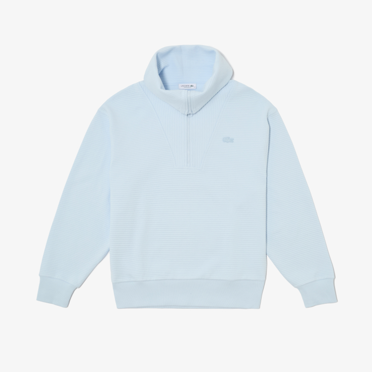 Женская хлопковая толстовка Lacoste с высоким воротом Женская хлопковая толстовка Lacoste с высоким воротом