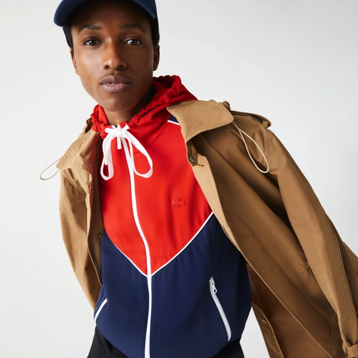 Женская толстовка Lacoste на молнии Женская толстовка Lacoste на молнии