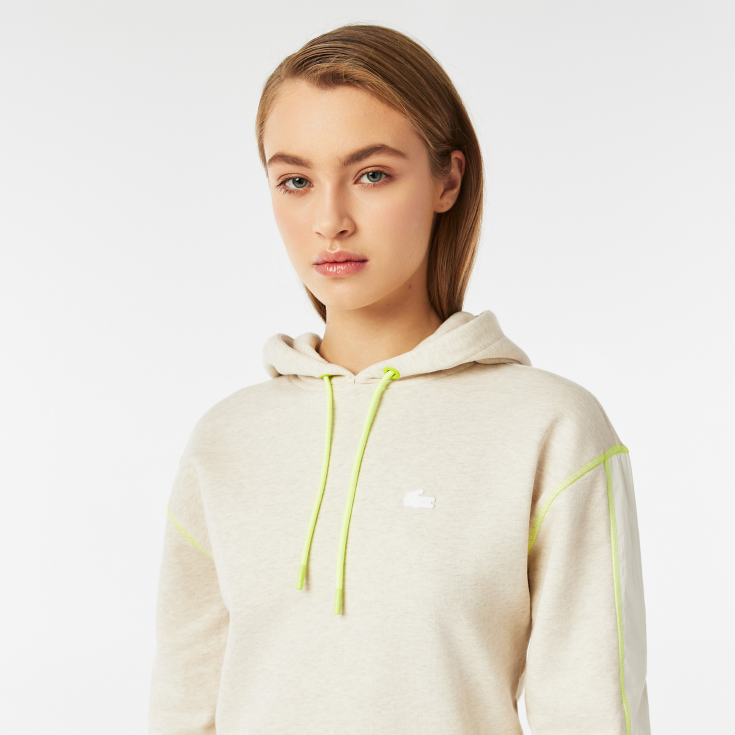 Женская толстовка Lacoste Relaxed Fit с капюшоном Женская толстовка Lacoste Relaxed Fit с капюшоном