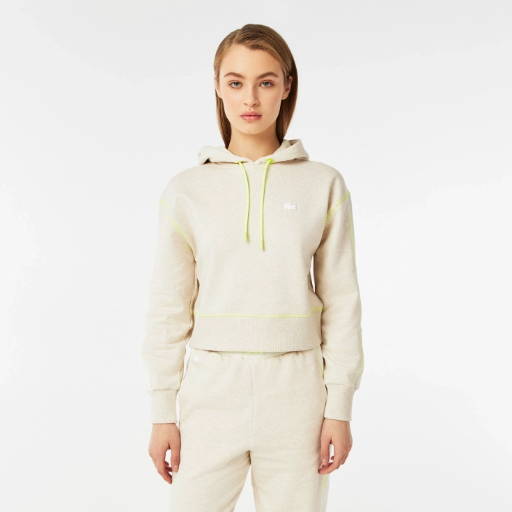 Женская толстовка Lacoste Relaxed Fit с капюшоном Женская толстовка Lacoste Relaxed Fit с капюшоном