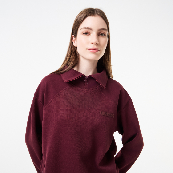 Женская толстовка Lacoste Regular Fit на молнии Женская толстовка Lacoste Regular Fit на молнии