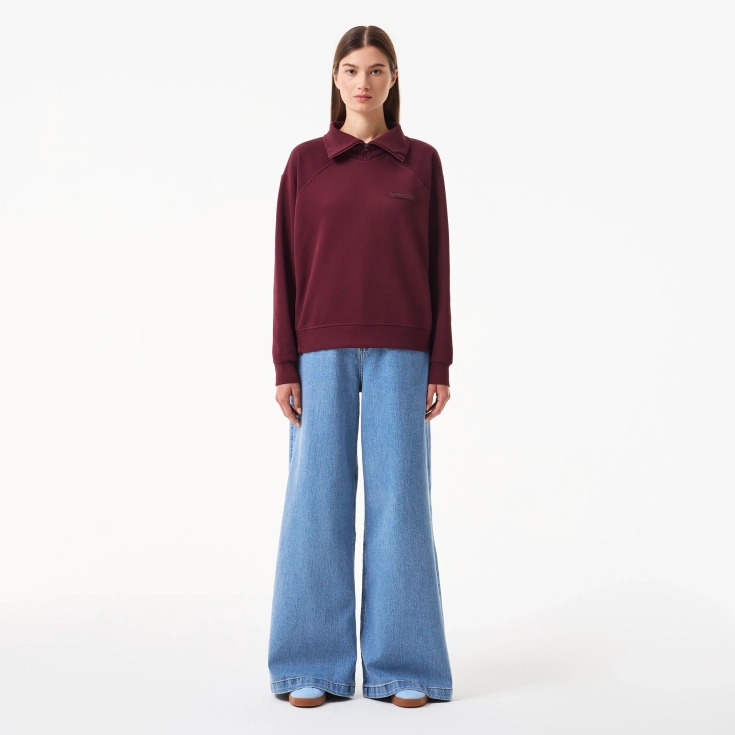 Женская толстовка Lacoste Regular Fit на молнии Женская толстовка Lacoste Regular Fit на молнии