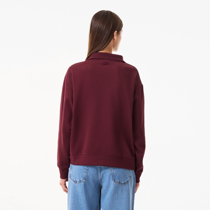 Женская толстовка Lacoste Regular Fit на молнии Женская толстовка Lacoste Regular Fit на молнии