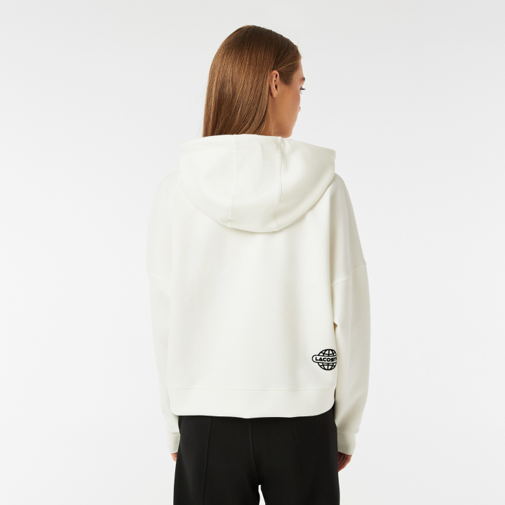 Женская толстовка Lacoste Branded Print Hoodie Женская толстовка Lacoste Branded Print Hoodie
