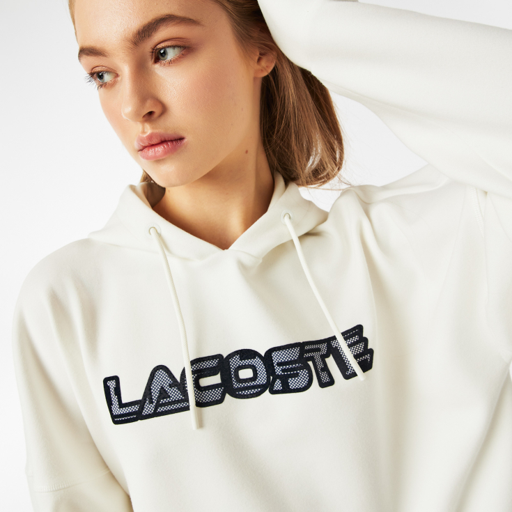 Женская толстовка Lacoste Branded Print Hoodie Женская толстовка Lacoste Branded Print Hoodie