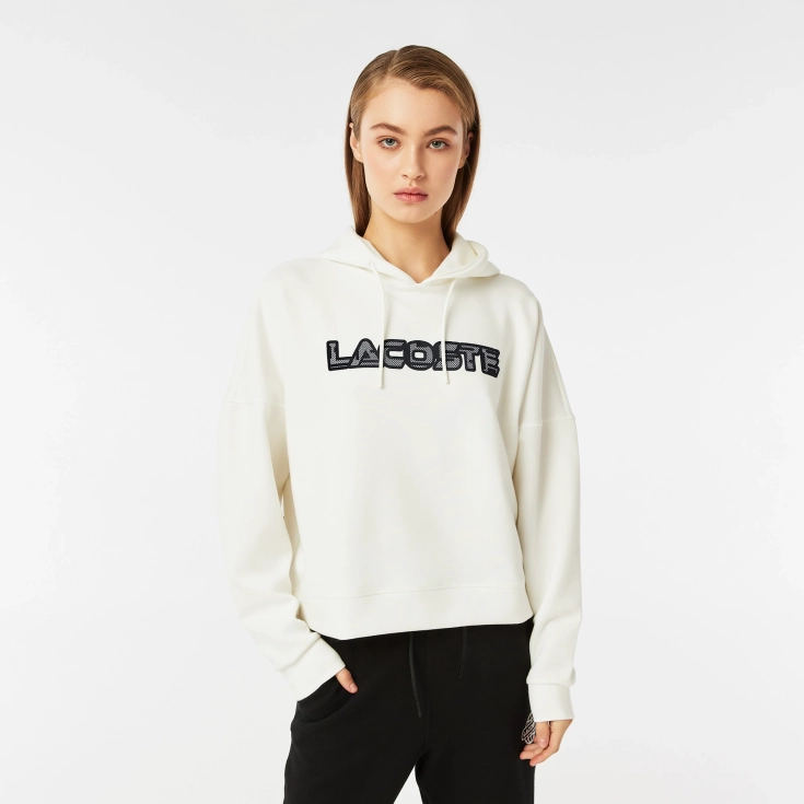 Женская толстовка Lacoste Branded Print Hoodie Женская толстовка Lacoste Branded Print Hoodie