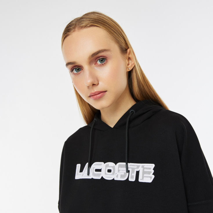 Женская толстовка Lacoste Branded Print Hoodie Женская толстовка Lacoste Branded Print Hoodie
