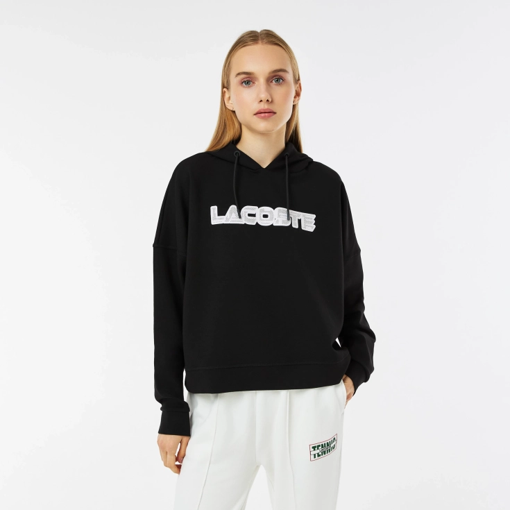 Женская толстовка Lacoste Branded Print Hoodie Женская толстовка Lacoste Branded Print Hoodie