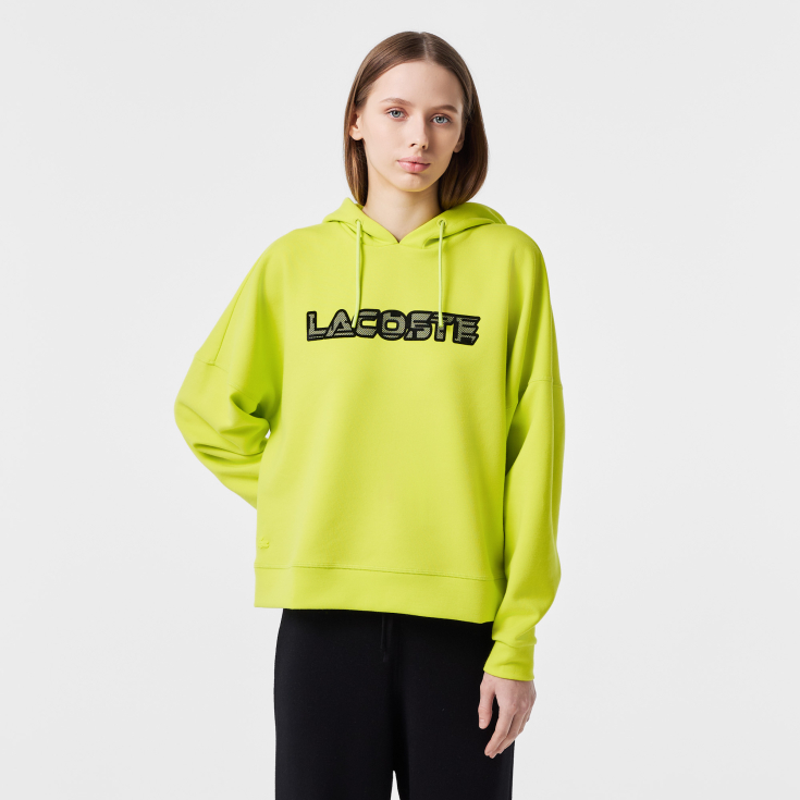 Женская толстовка Lacoste Branded Print Hoodie Женская толстовка Lacoste Branded Print Hoodie