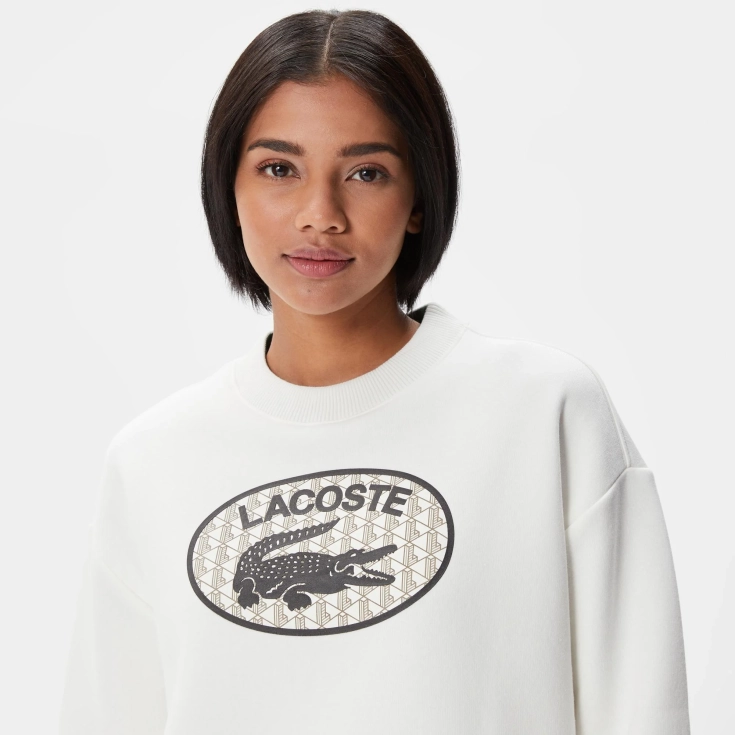 Женская толстовка Lacoste из смеси хлопка Женская толстовка Lacoste из смеси хлопка