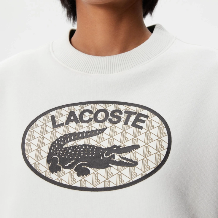 Женская толстовка Lacoste из смеси хлопка Женская толстовка Lacoste из смеси хлопка