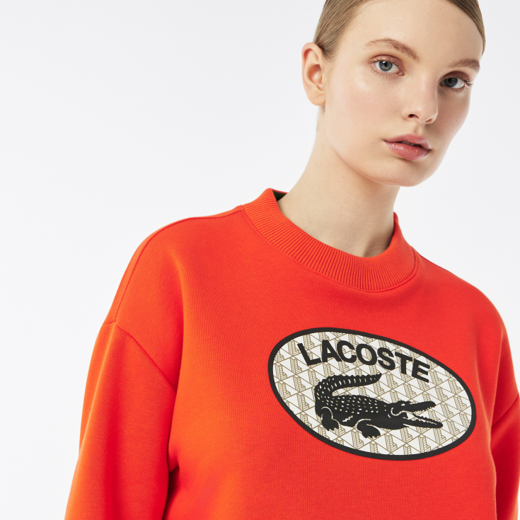 Женская толстовка Lacoste из смеси хлопка Женская толстовка Lacoste из смеси хлопка