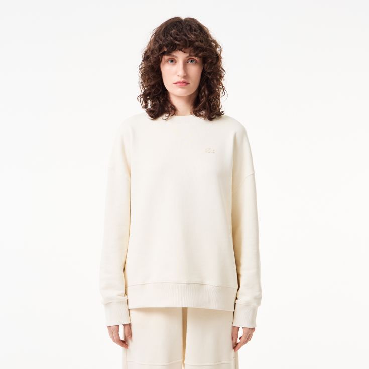 Женская хлопковая толстовка Lacoste Женская хлопковая толстовка Lacoste