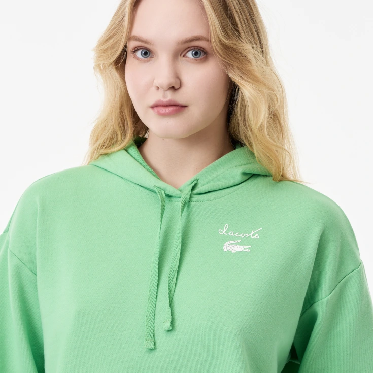 Женская флисовая толстовка Lacoste OVERSIZED Fit Женская флисовая толстовка Lacoste OVERSIZED Fit