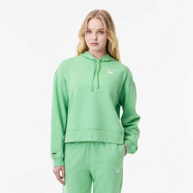 Женская флисовая толстовка Lacoste OVERSIZED Fit Женская флисовая толстовка Lacoste OVERSIZED Fit