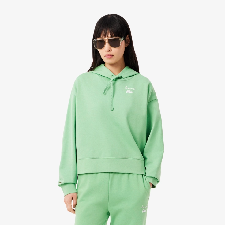 Женская флисовая толстовка Lacoste OVERSIZED Fit Женская флисовая толстовка Lacoste OVERSIZED Fit