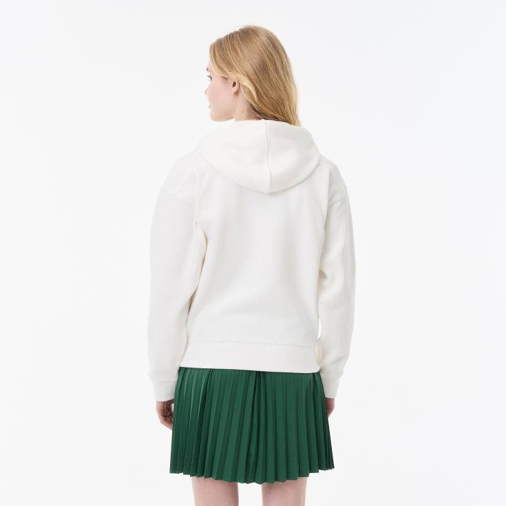 Женская толстовка Lacoste с капюшоном на молнии Женская толстовка Lacoste с капюшоном на молнии