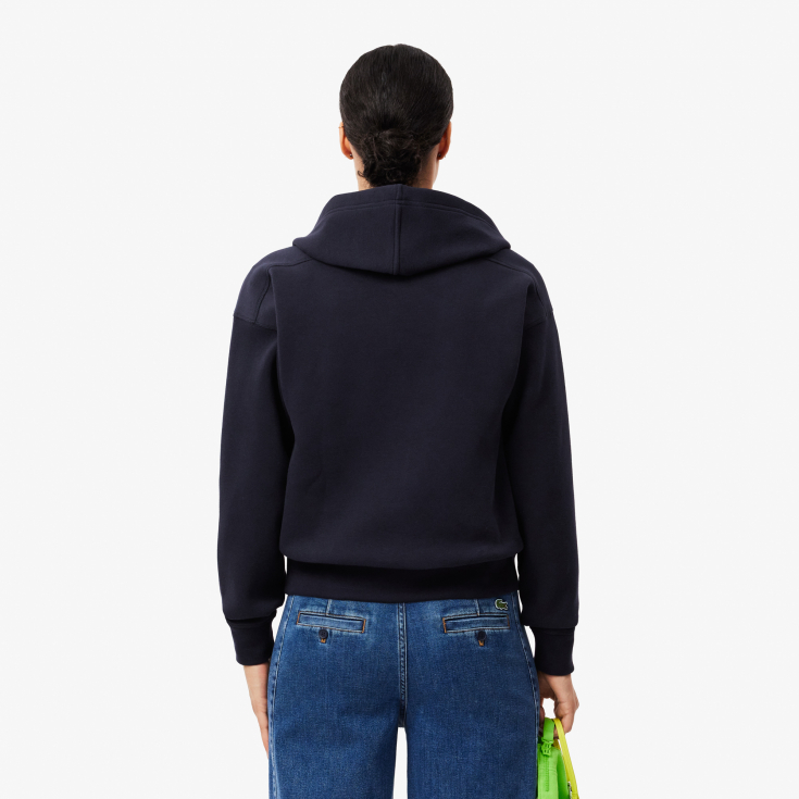 Женская толстовка Lacoste с капюшоном на молнии Женская толстовка Lacoste с капюшоном на молнии