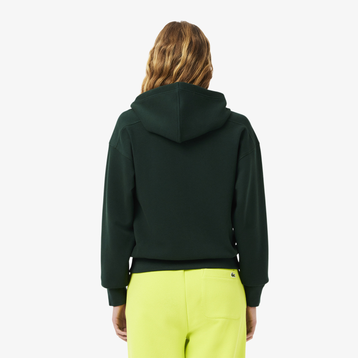 Женская толстовка Lacoste с капюшоном на молнии Женская толстовка Lacoste с капюшоном на молнии