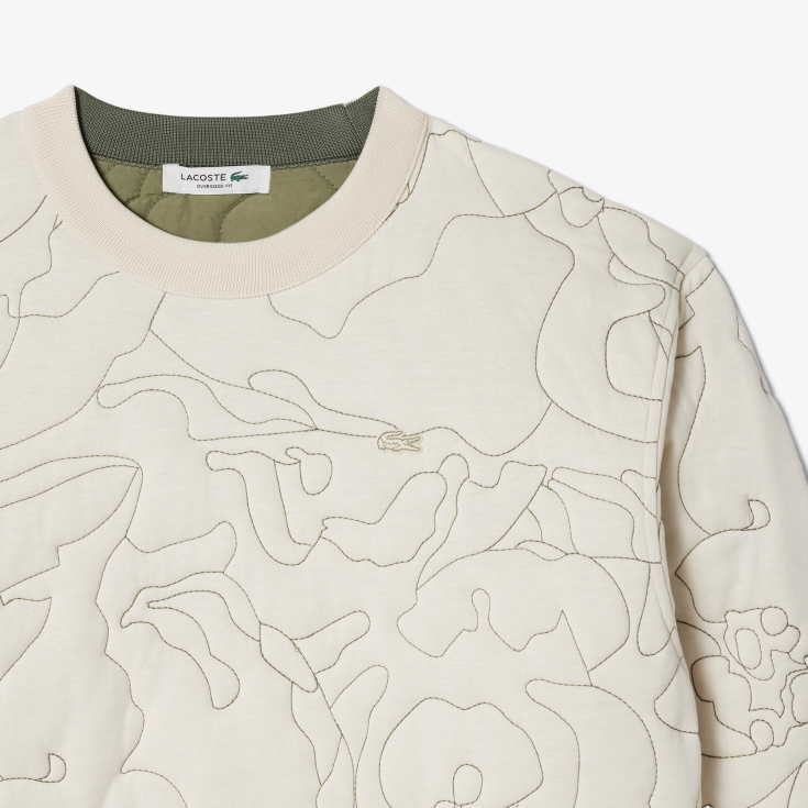 Женская двусторонняя толстовка Lacoste с вышивкой Женская двусторонняя толстовка Lacoste с вышивкой