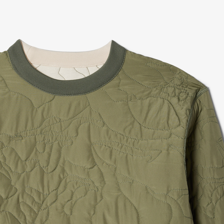 Женская двусторонняя толстовка Lacoste с вышивкой Женская двусторонняя толстовка Lacoste с вышивкой