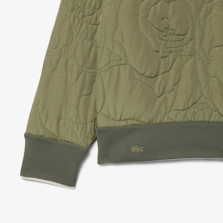 Женская двусторонняя толстовка Lacoste с вышивкой Женская двусторонняя толстовка Lacoste с вышивкой