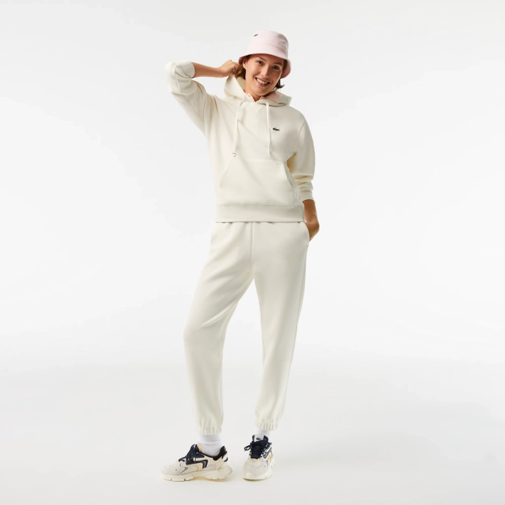 Женское худи Lacoste Loose Fit с карманом-кенгуру Женское худи Lacoste Loose Fit с карманом-кенгуру