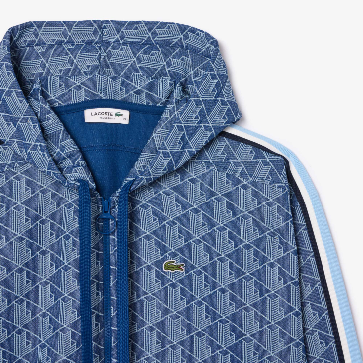 Женская жаккардовая толстовка Lacoste Женская жаккардовая толстовка Lacoste